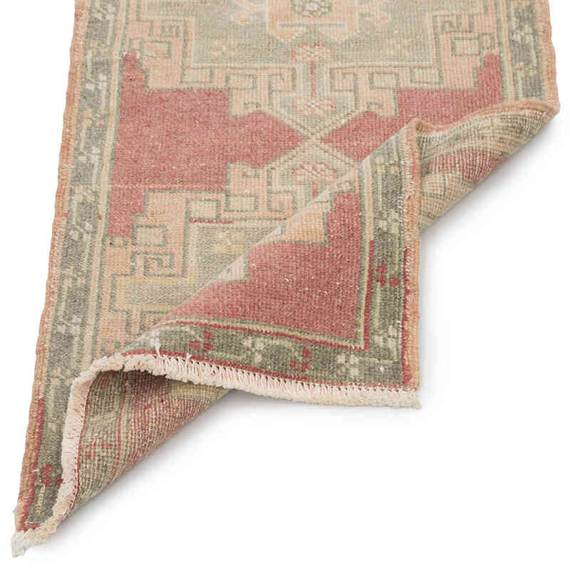 Alfombra Vintage Turca Anudada a Mano - 50 cm x 90 cm - K0083426