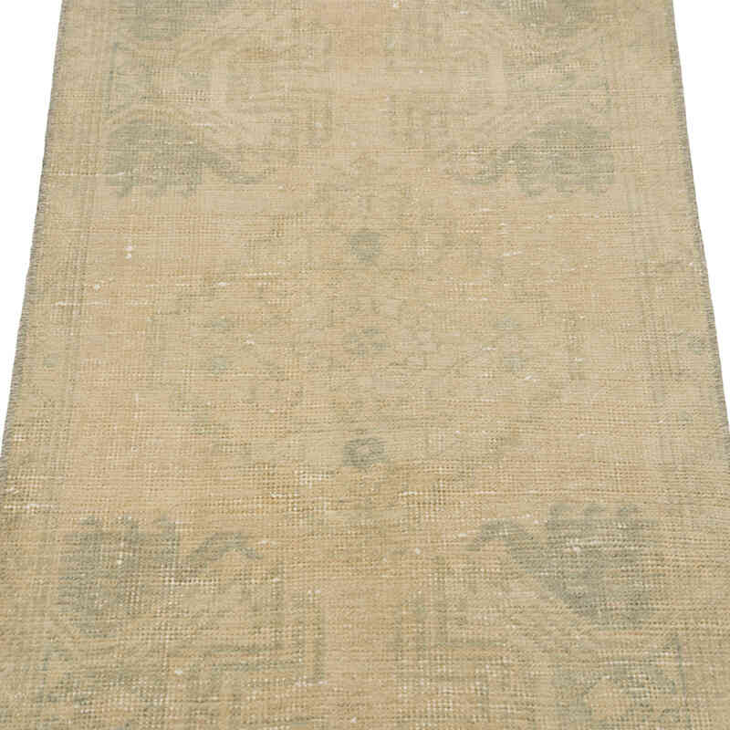 Vintage Turkish Hand-Knotted Rug - 1' 7" x 3' 3" (19" x 39") - K0083429