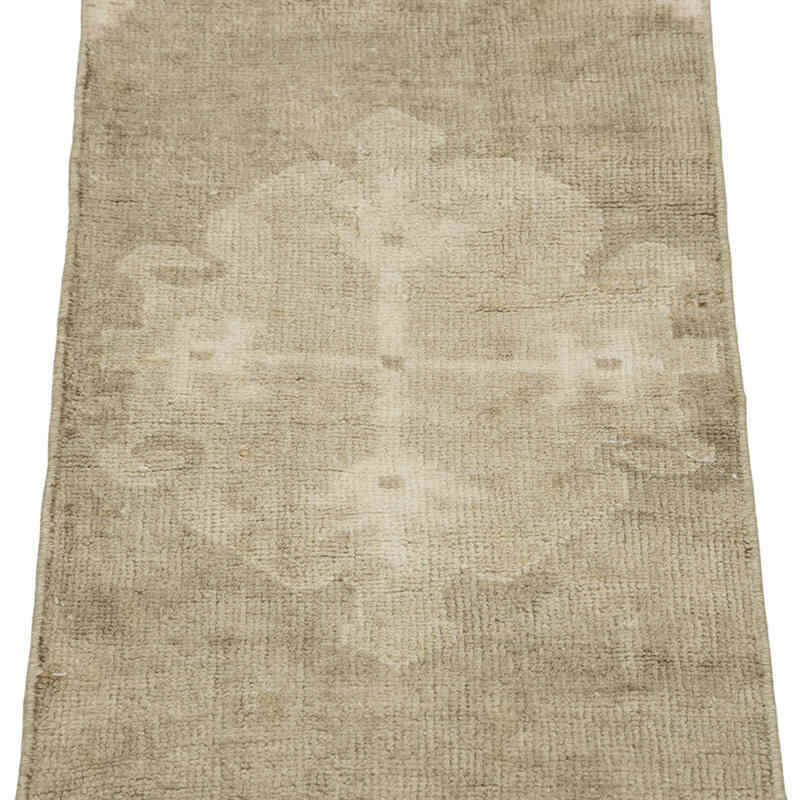 Vintage Turkish Hand-Knotted Rug - 1' 3" x 3' 5" (15" x 41") - K0083434