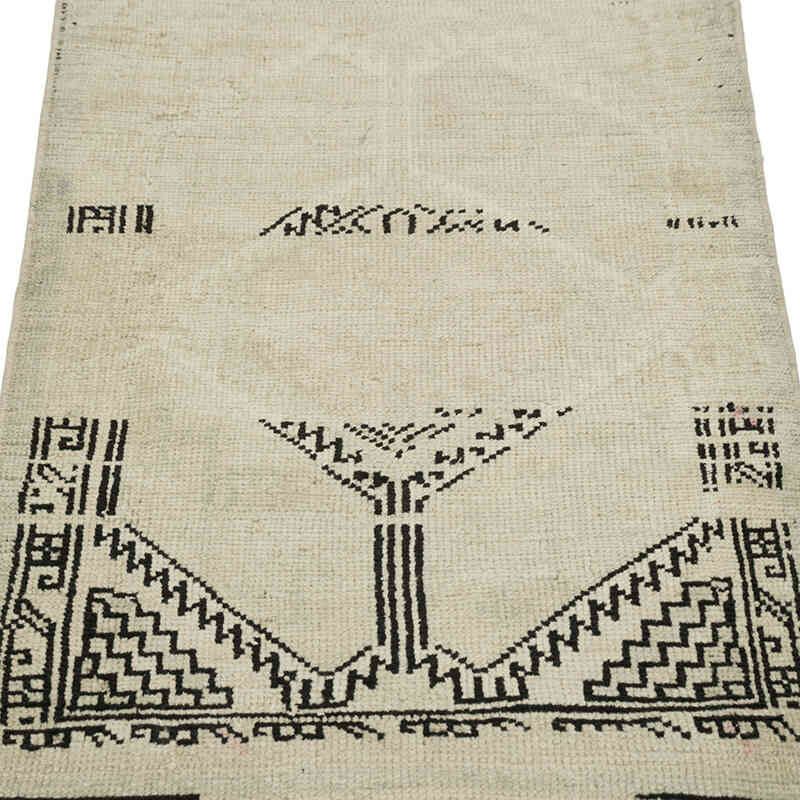 Alfombra Vintage Turca Anudada a Mano - 52 cm x 91 cm - K0083439