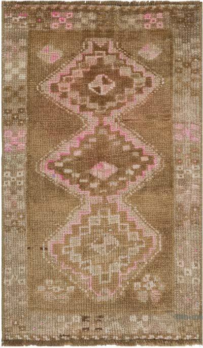 El Dokuma Vintage Halı - 45 cm x 74 cm
