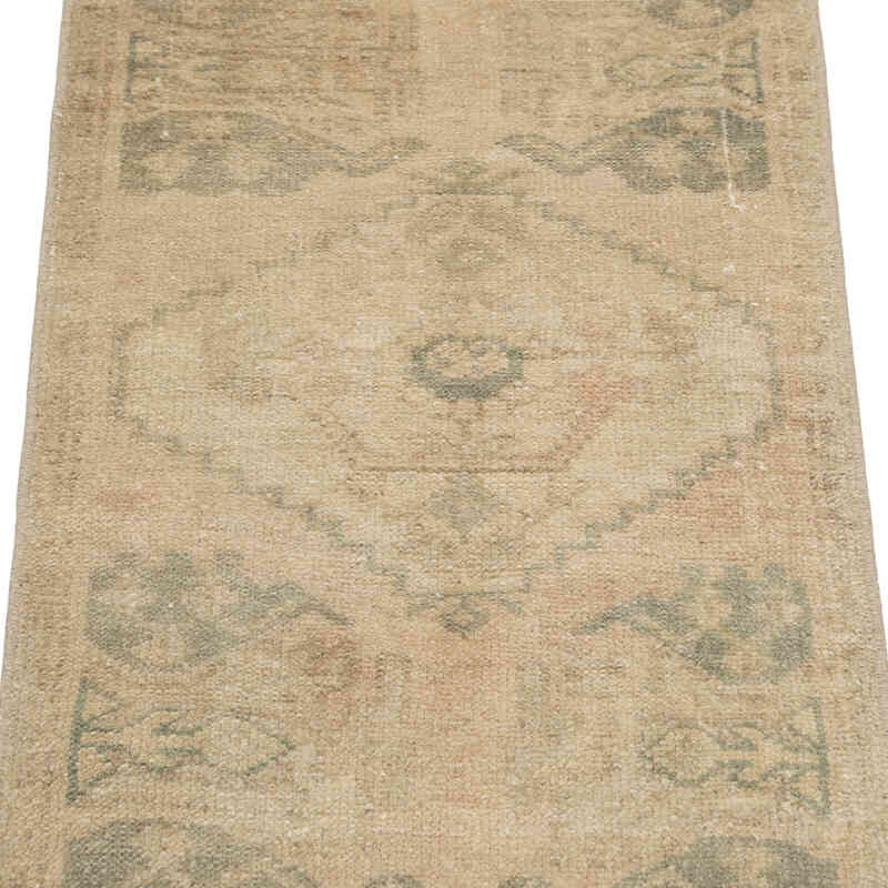 El Dokuma Vintage Halı - 47 cm x 83 cm - K0083446