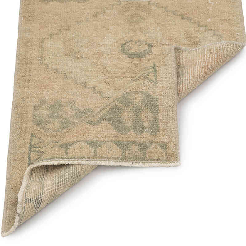 El Dokuma Vintage Halı - 47 cm x 83 cm - K0083446
