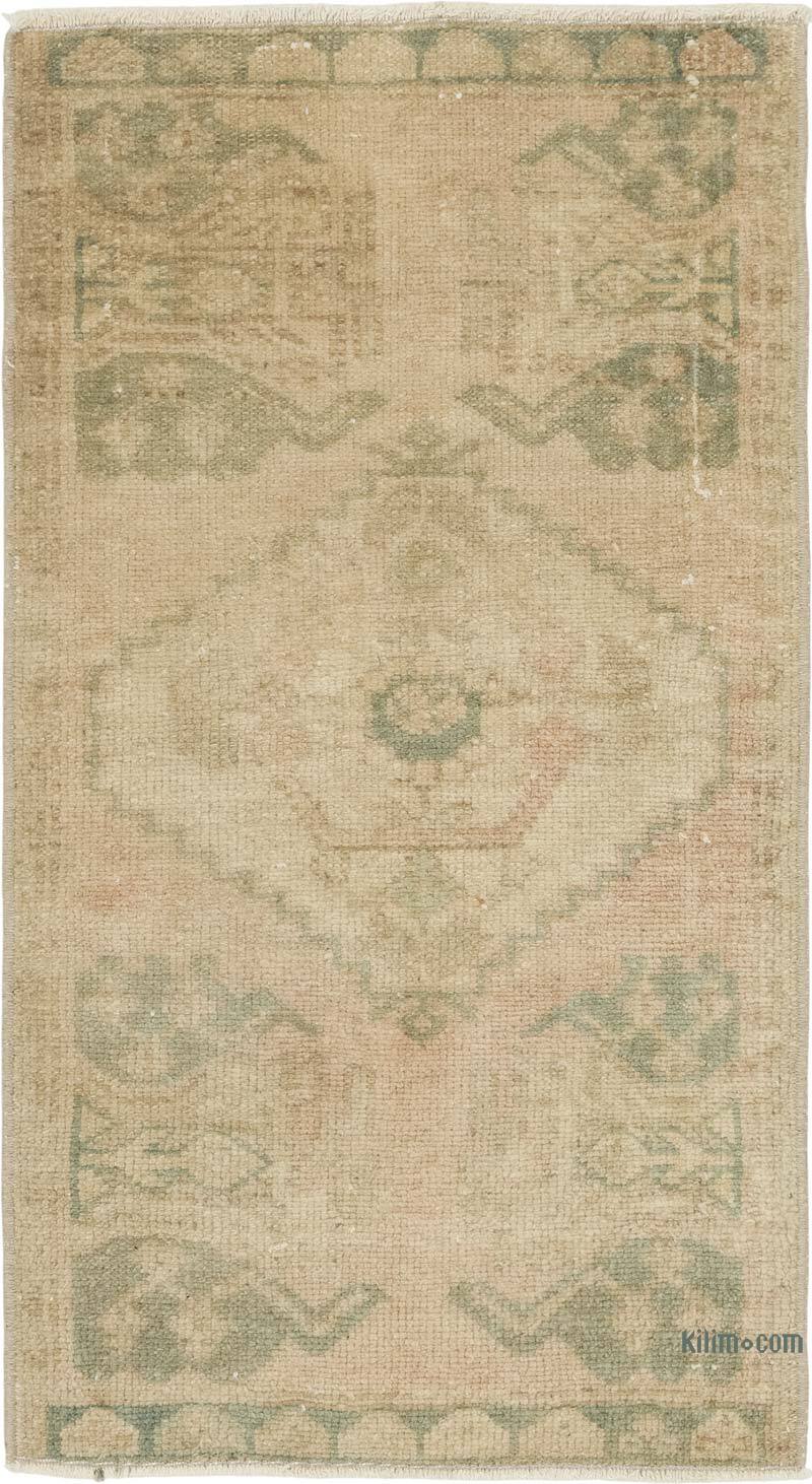 El Dokuma Vintage Halı - 47 cm x 83 cm - K0083446