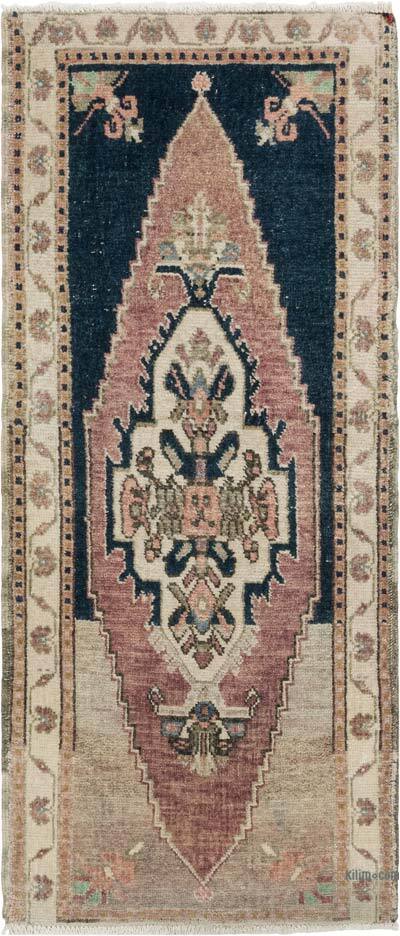 El Dokuma Vintage Halı - 49 cm x 115 cm