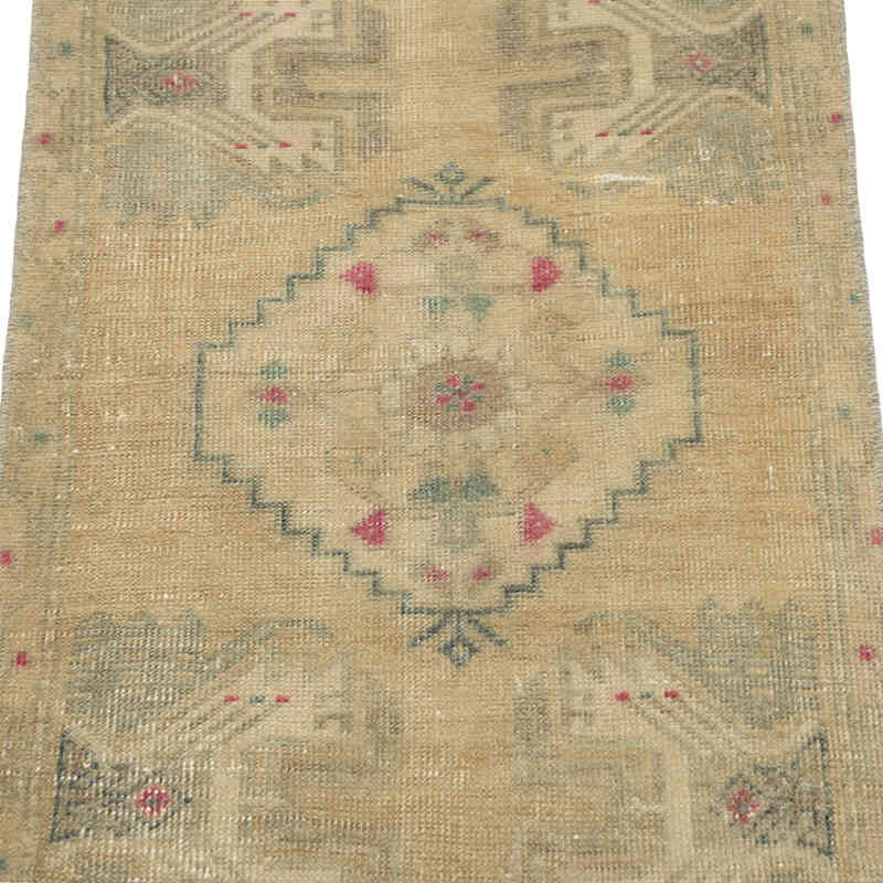 Vintage Turkish Hand-Knotted Rug - 1' 7" x 2' 10" (19" x 34") - K0083450
