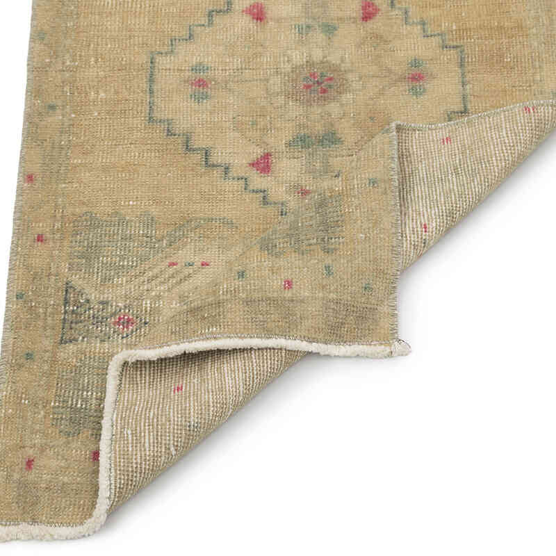 Vintage Turkish Hand-Knotted Rug - 1' 7" x 2' 10" (19" x 34") - K0083450