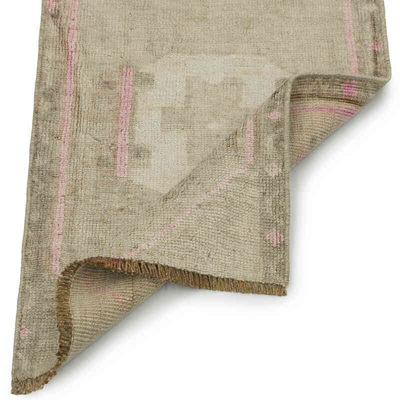 El Dokuma Vintage Halı - 45 cm x 76 cm - K0083453