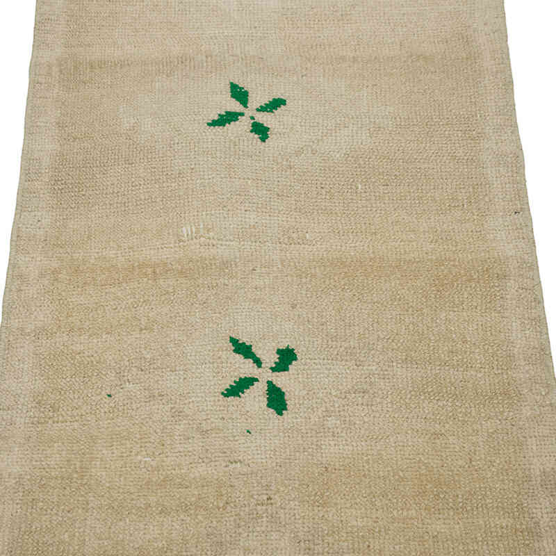 El Dokuma Vintage Halı - 50 cm x 95 cm - K0083460