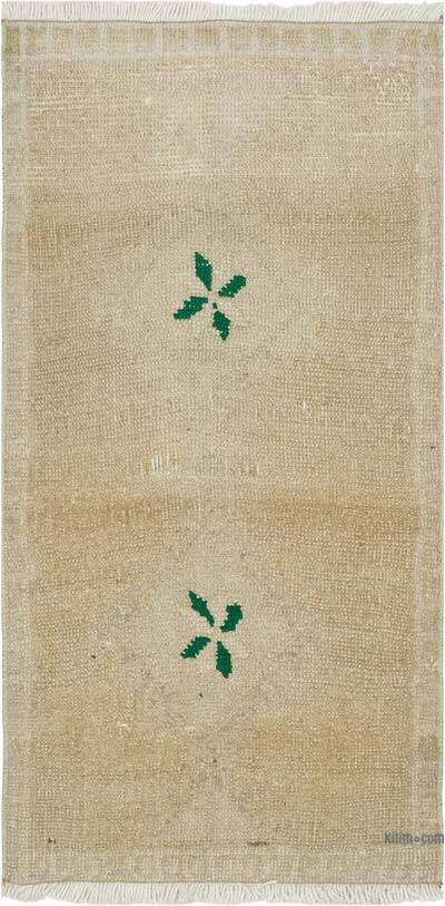 Alfombra Vintage Turca Anudada a Mano - 50 cm x 95 cm