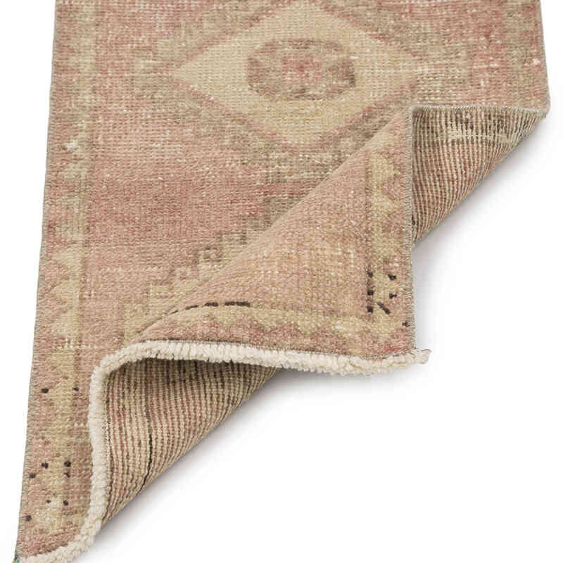 El Dokuma Vintage Halı - 48 cm x 109 cm - K0083461
