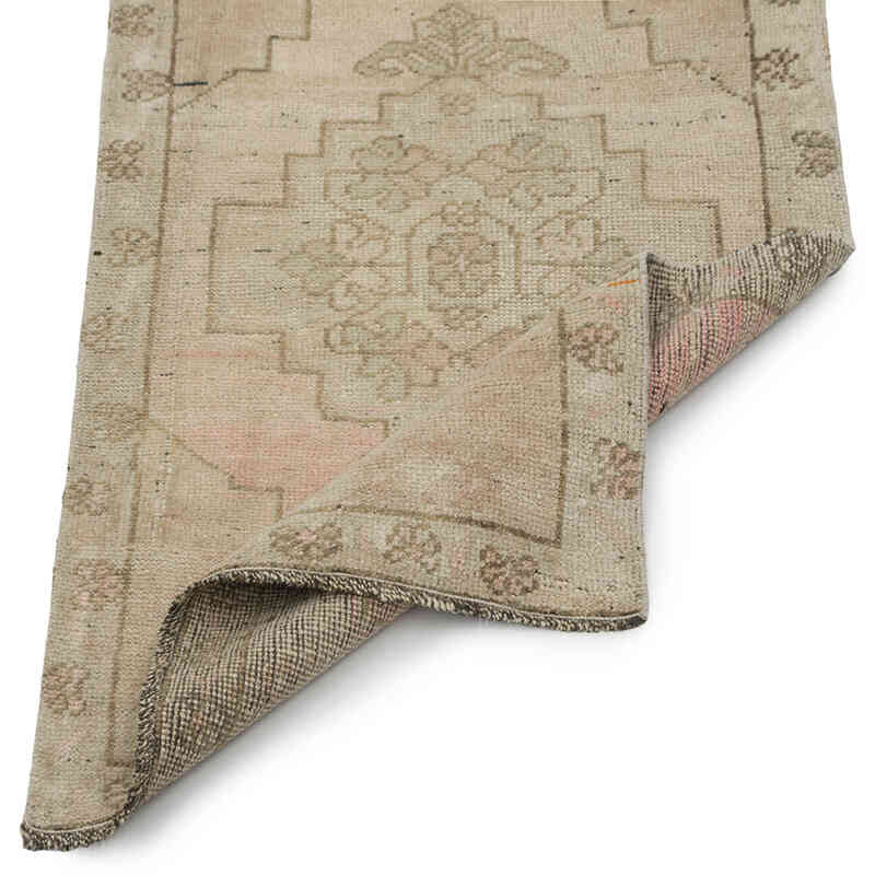 El Dokuma Vintage Halı - 55 cm x 94 cm - K0083464