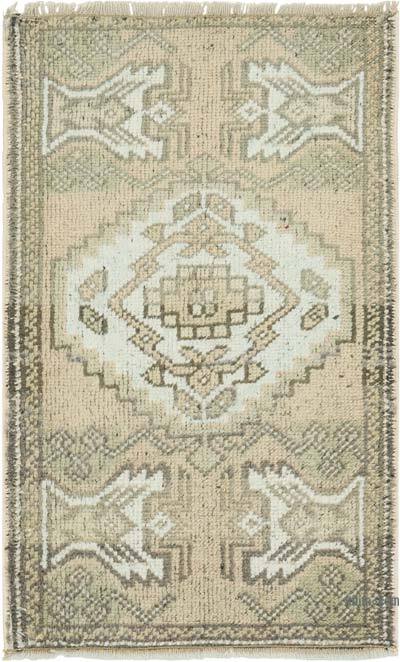 Vintage Turkish Hand-Knotted Rug - 1' 10" x 2' 11" (22" x 35")