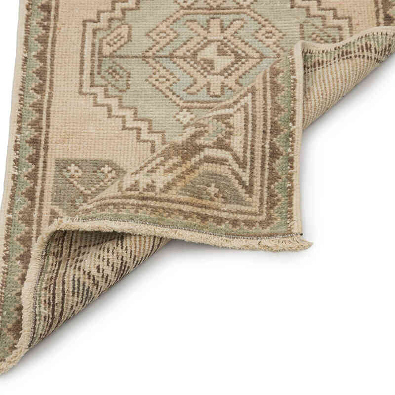 El Dokuma Vintage Halı - 48 cm x 93 cm - K0083468