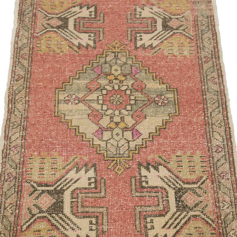 Vintage Turkish Hand-Knotted Rug - 1' 9" x 3' 5" (21" x 41") - K0083470