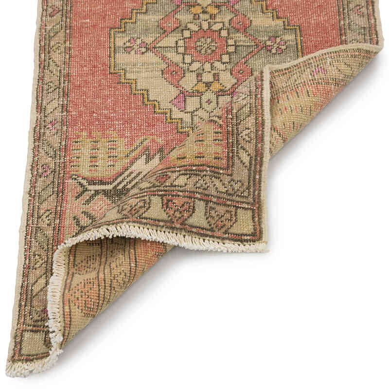 Vintage Turkish Hand-Knotted Rug - 1' 9" x 3' 5" (21" x 41") - K0083470