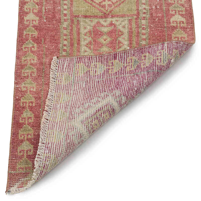 El Dokuma Vintage Halı - 42 cm x 79 cm - K0083471