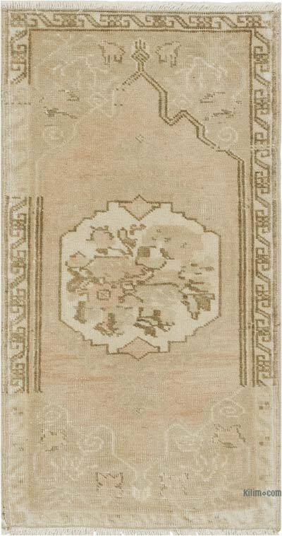 El Dokuma Vintage Halı - 50 cm x 94 cm