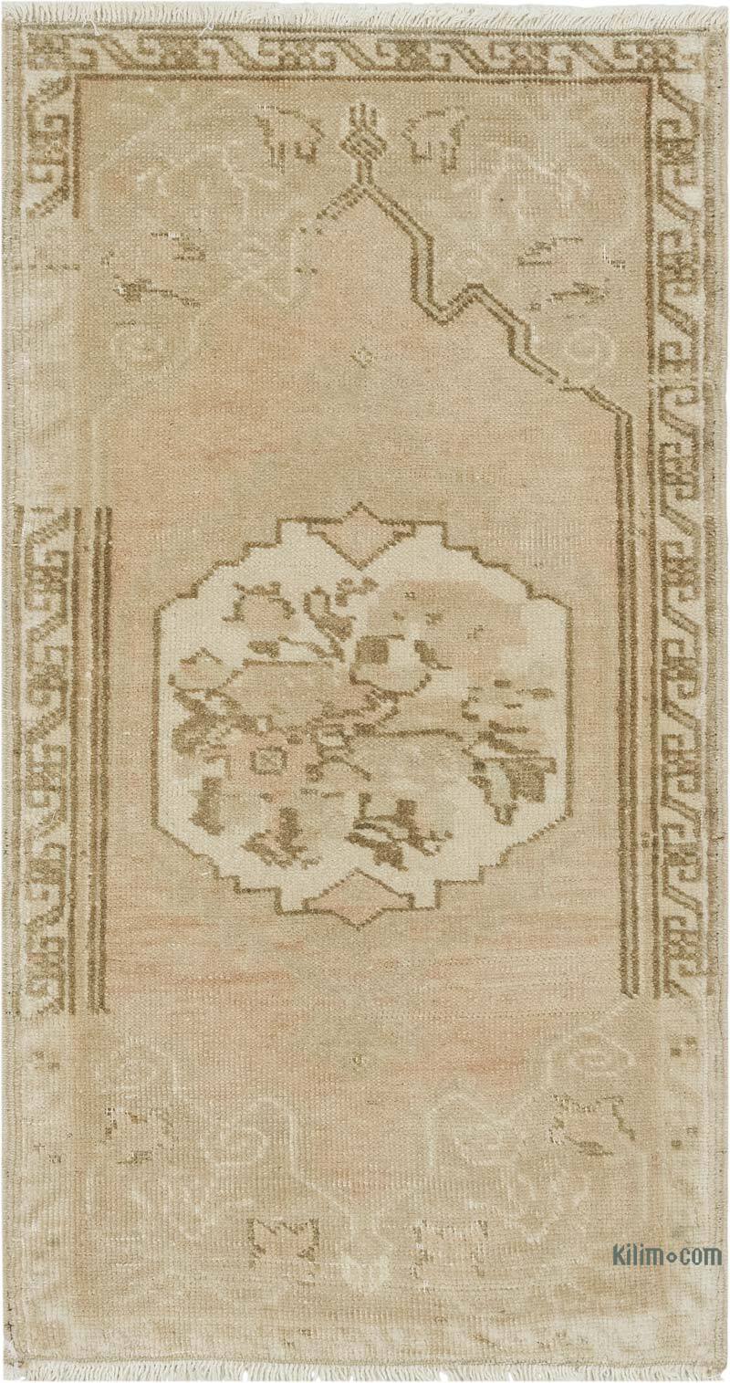 Alfombra Vintage Turca Anudada a Mano - 50 cm x 94 cm - K0083472
