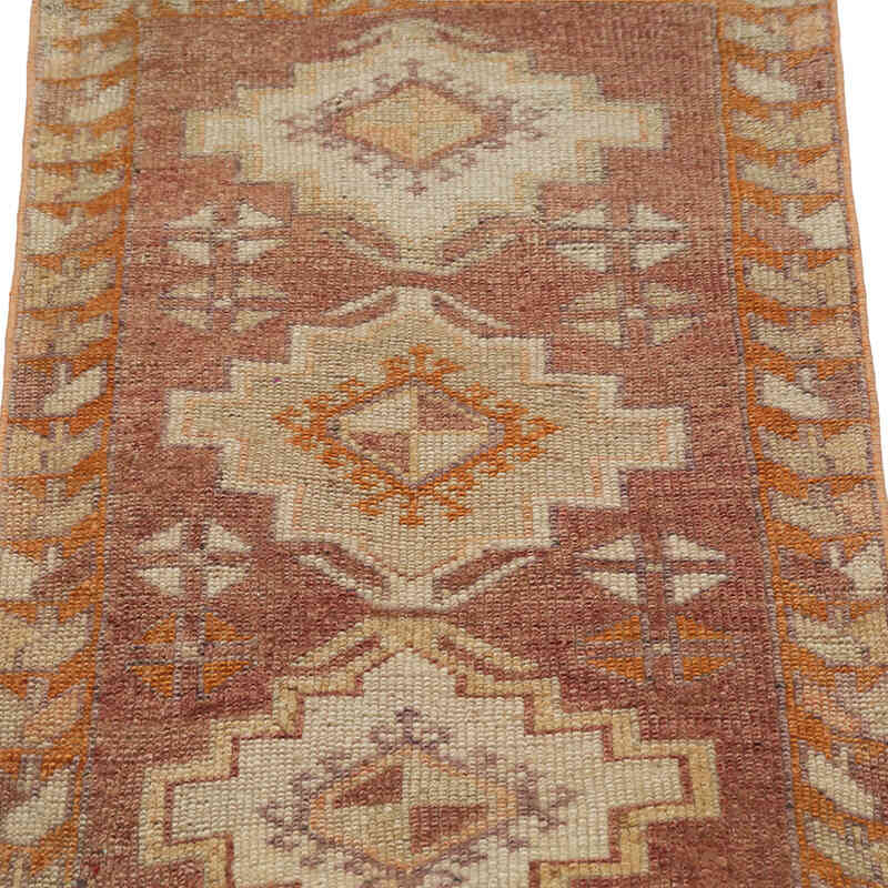 Vintage Turkish Hand-Knotted Rug - 1' 7" x 2' 9" (19" x 33") - K0083474