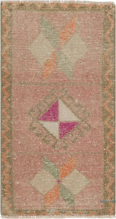 El Dokuma Vintage Halı - 45 cm x 83 cm