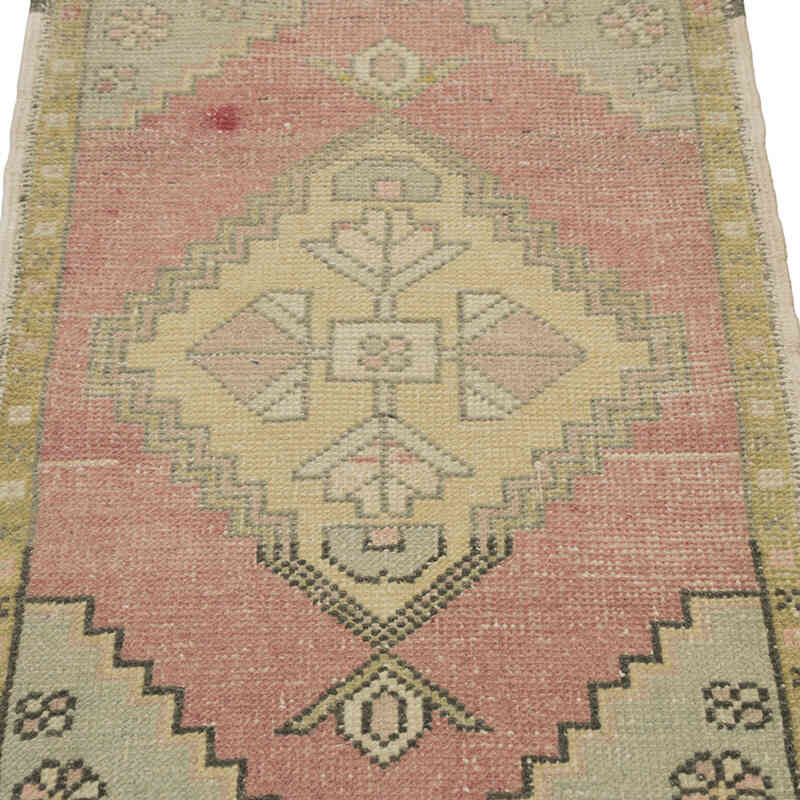 Alfombra Vintage Turca Anudada a Mano - 55 cm x 83 cm - K0083479
