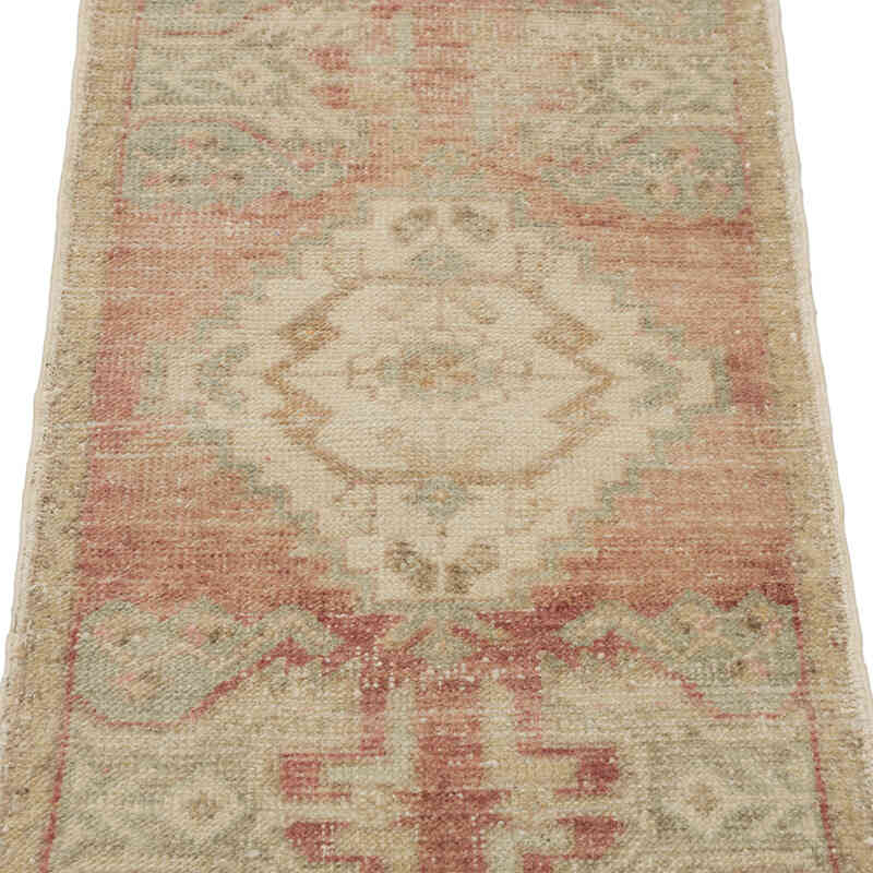 El Dokuma Vintage Halı - 44 cm x 82 cm - K0083481
