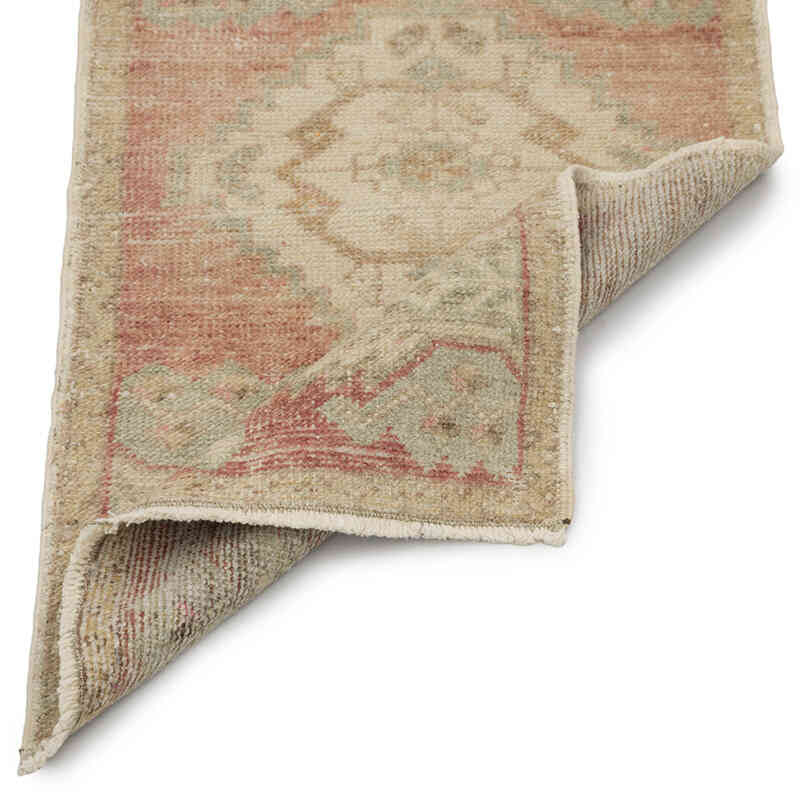 El Dokuma Vintage Halı - 44 cm x 82 cm - K0083481