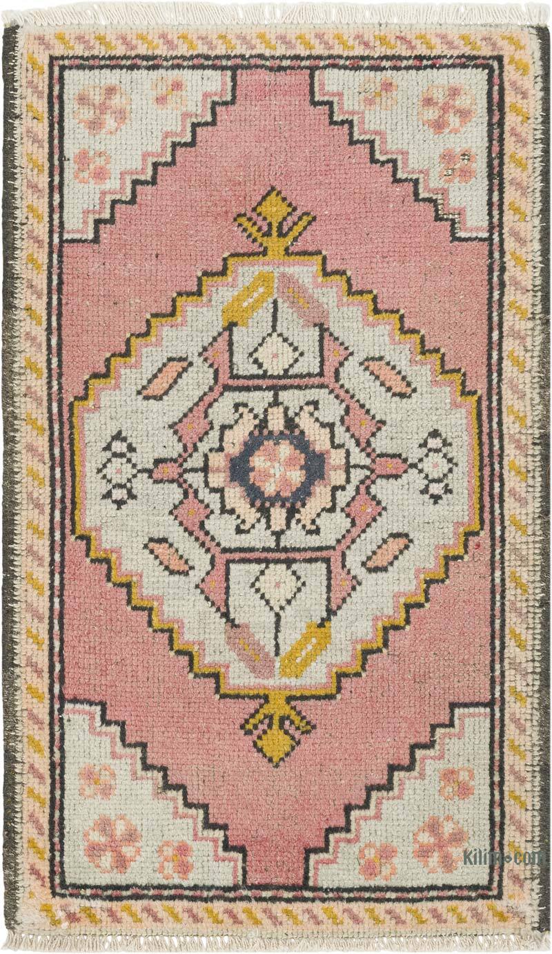 Vintage Turkish Hand-Knotted Rug - 1' 8" x 2' 10" (20" x 34") - K0083484