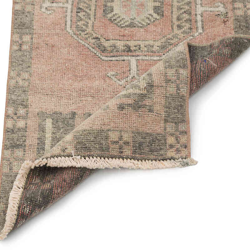 Vintage Turkish Hand-Knotted Rug - 1' 6" x 3' 5" (18" x 41") - K0083486