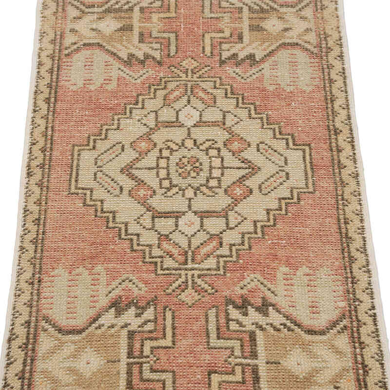 Vintage Turkish Hand-Knotted Rug - 1' 6" x 2' 11" (18" x 35") - K0083489