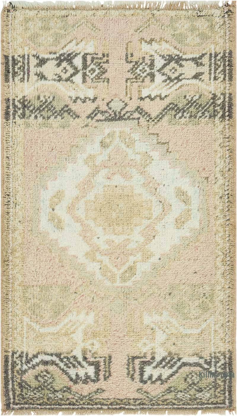 Vintage Turkish Hand-Knotted Rug - 1' 10" x 3' 2" (22" x 38") - K0083492