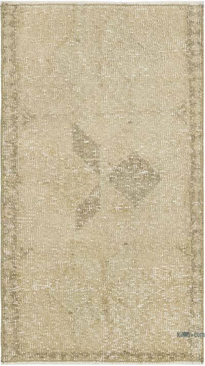 Vintage Turkish Hand-Knotted Rug - 1' 7" x 3'  (19" x 36")