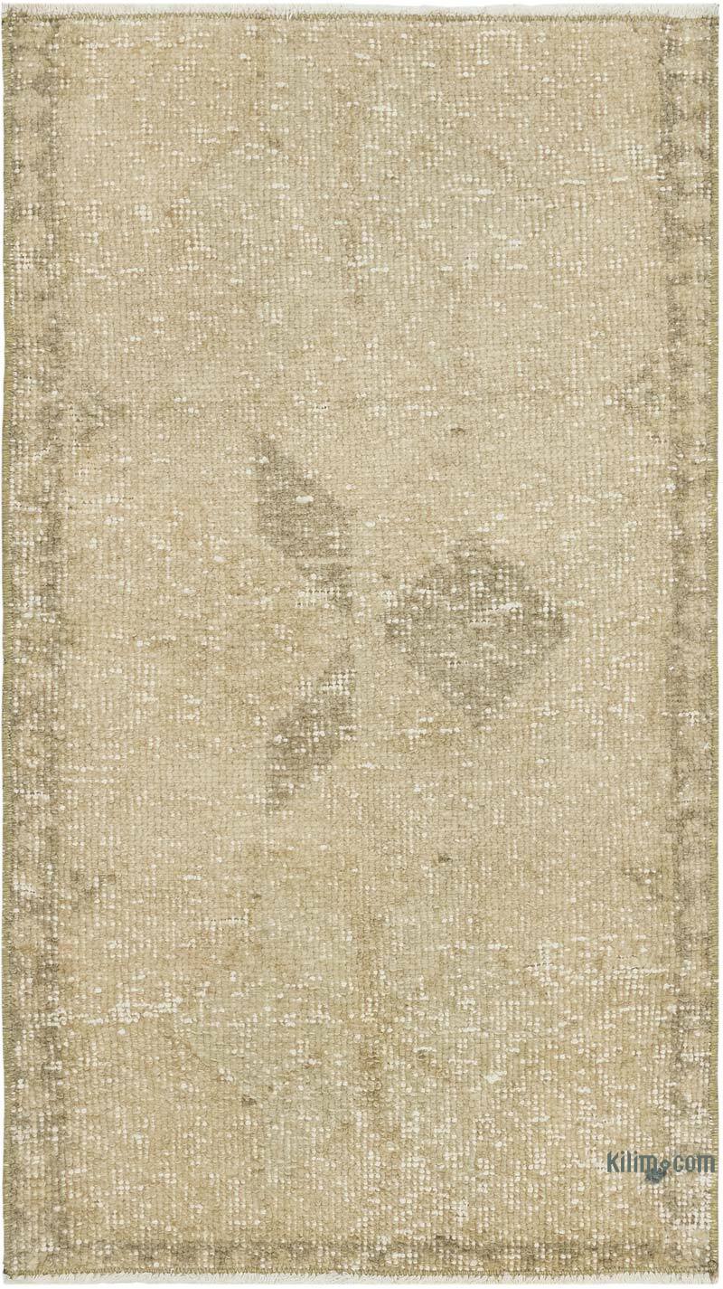 Vintage Turkish Hand-Knotted Rug - 1' 7" x 3'  (19" x 36") - K0083494
