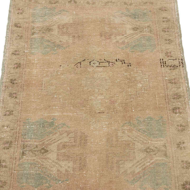 Alfombra Vintage Turca Anudada a Mano - 52 cm x 90 cm - K0083496