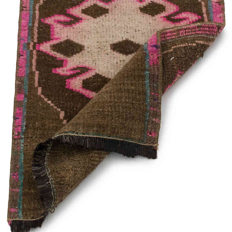Vintage Turkish Hand-Knotted Rug - 1' 5" x 2' 7" (17" x 31") - K0083498
