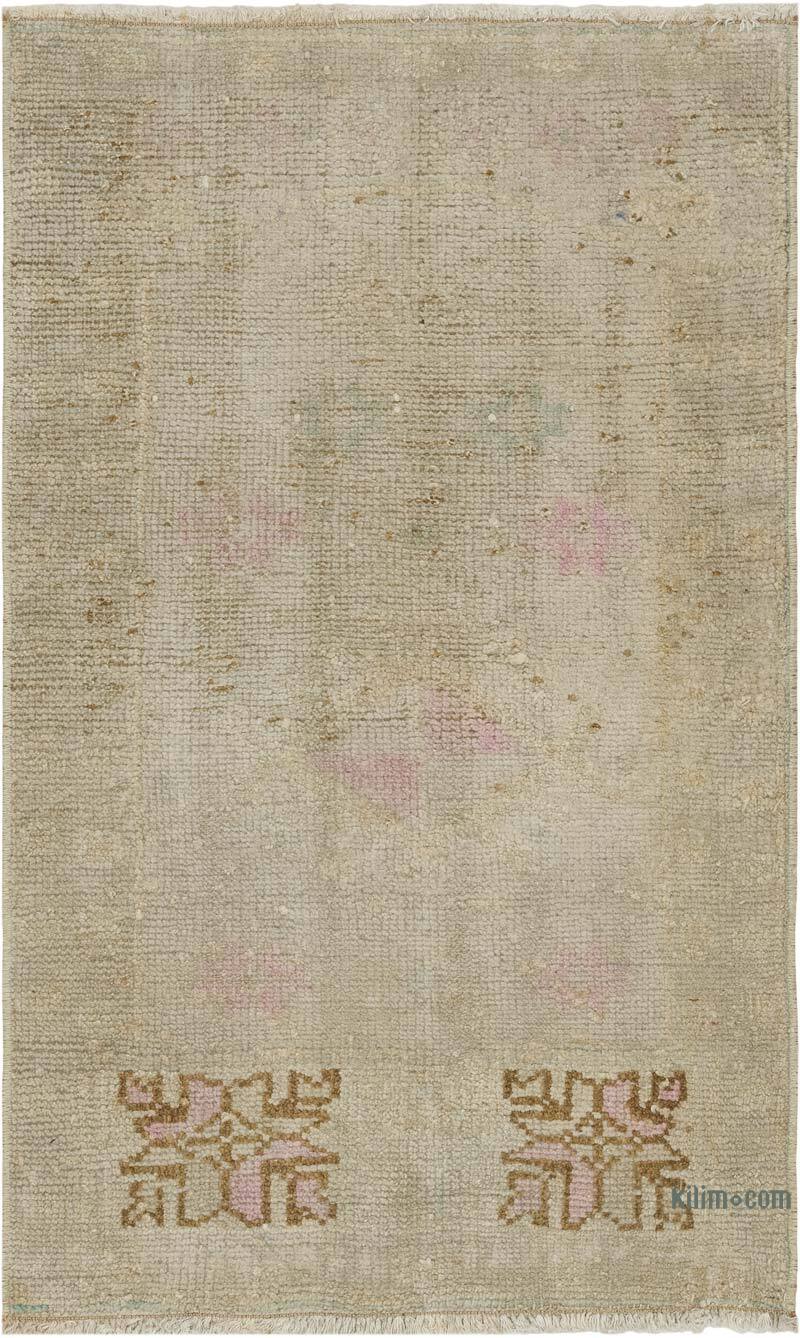 Vintage Turkish Hand-Knotted Rug - 1' 11" x 3' 3" (23" x 39") - K0083499