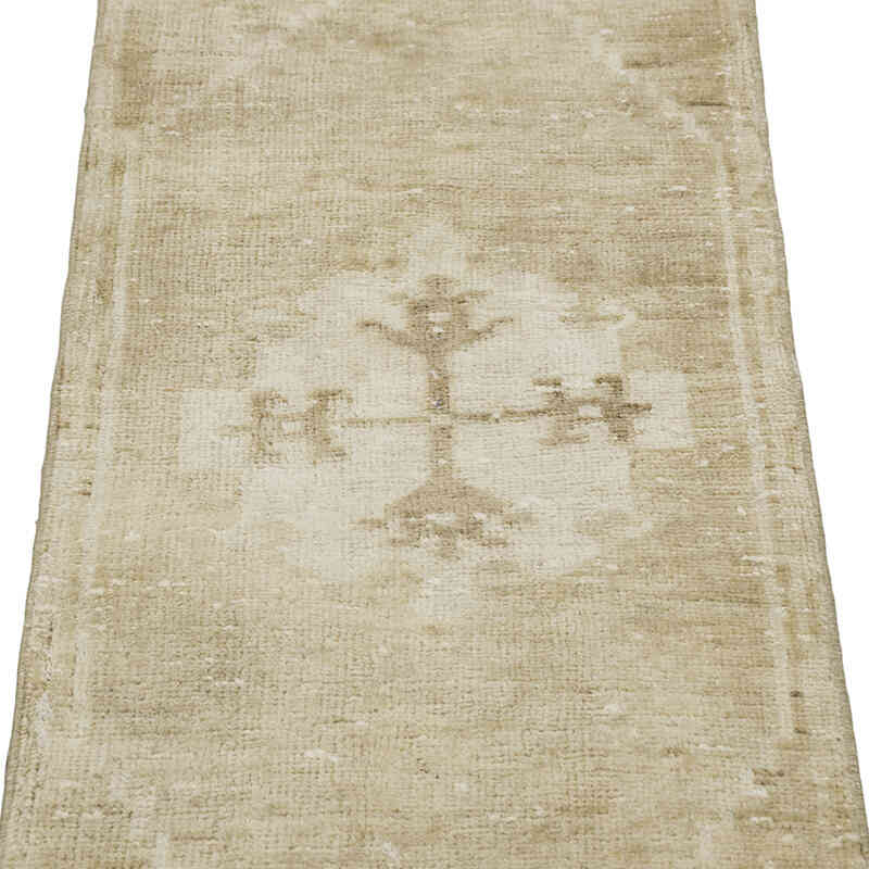 Alfombra Vintage Turca Anudada a Mano - 43 cm x 97 cm - K0083500