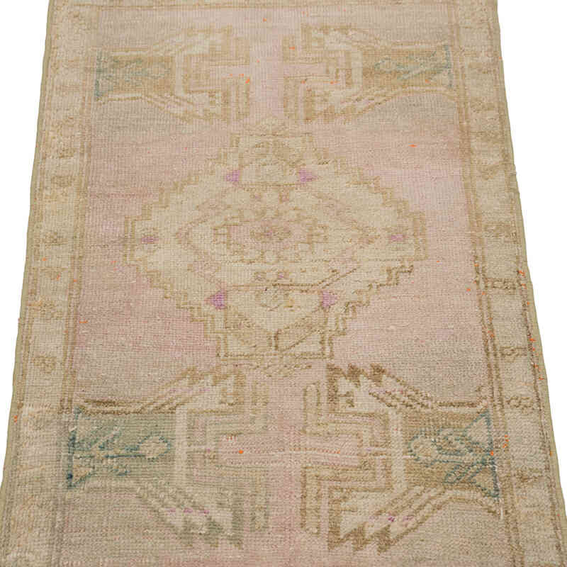 El Dokuma Vintage Halı - 50 cm x 90 cm - K0083501