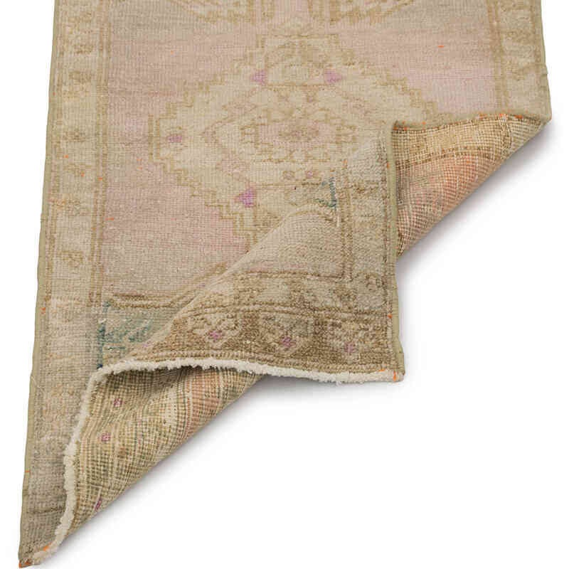 El Dokuma Vintage Halı - 50 cm x 90 cm - K0083501
