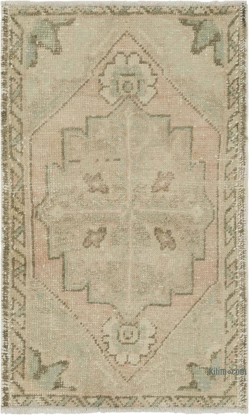 Alfombra Vintage Turca Anudada a Mano - 50 cm x 84 cm - K0083505