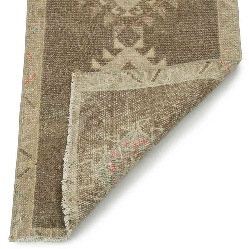 El Dokuma Vintage Halı - 43 cm x 83 cm - K0083513