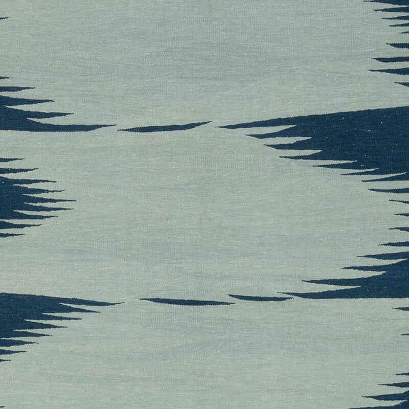New Handwoven Turkish Kilim Rug - 6' 11" x 9' 10" (83" x 118") - K0083518