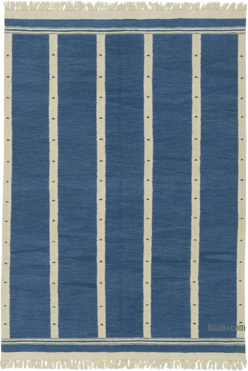New Handwoven Turkish Kilim Rug - 5' 8" x 8' 1" (68" x 97") - K0083519