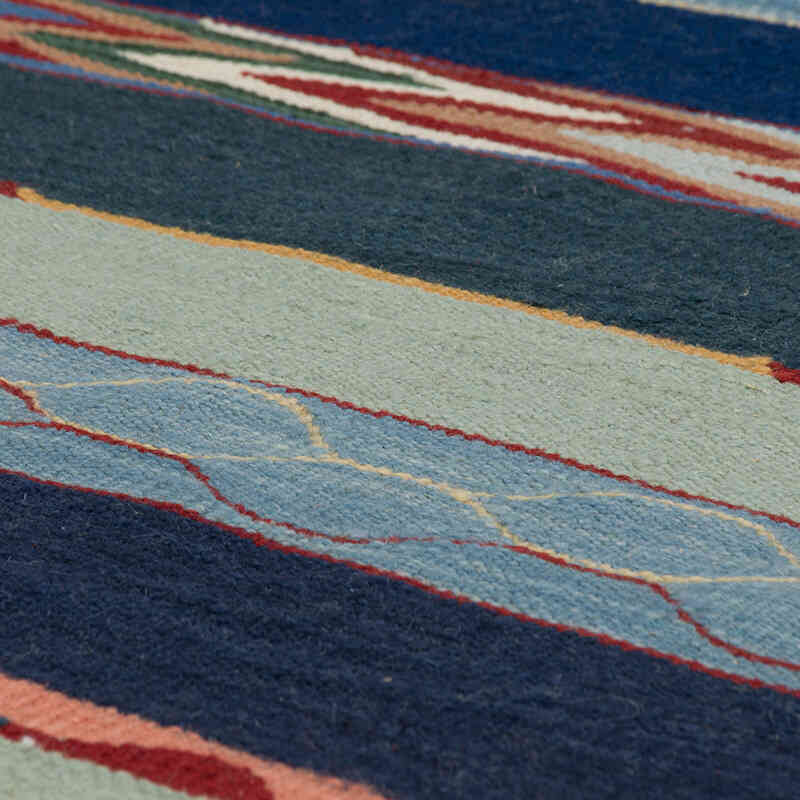 New Handwoven Turkish Kilim Runner - 3' 1" x 7' 2" (37" x 86") - K0083523