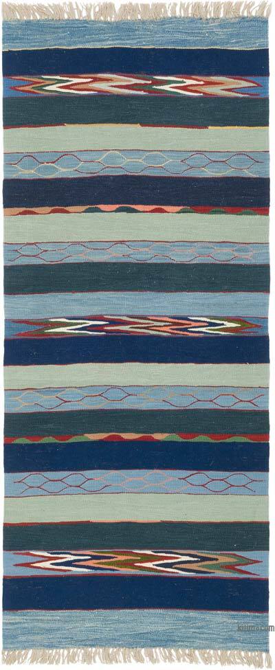Yeni Kök Boya El Dokuma Yolluk Kilim - 93 cm x 219 cm