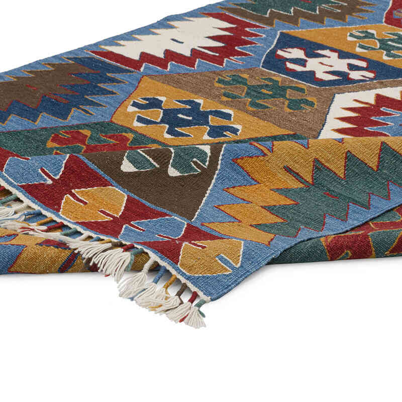 Yeni Kök Boya El Dokuma Kilim - 156 cm x 193 cm - K0083528
