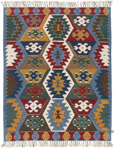 Yeni Kök Boya El Dokuma Kilim - 156 cm x 193 cm