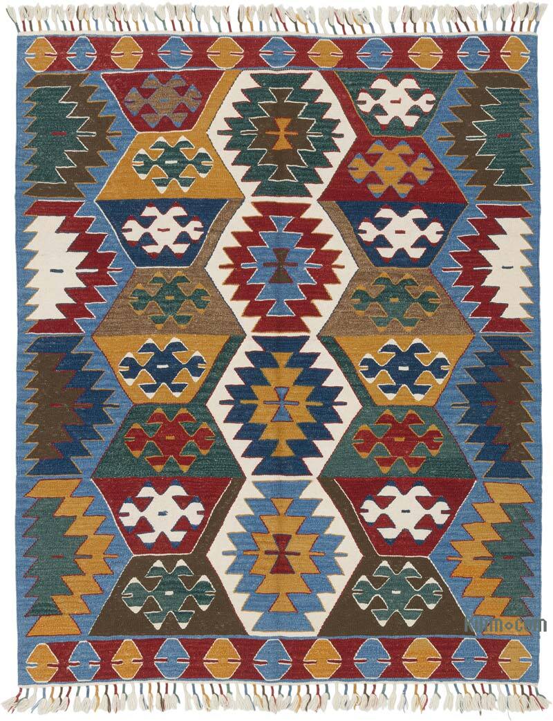 Yeni Kök Boya El Dokuma Kilim - 156 cm x 193 cm - K0083528