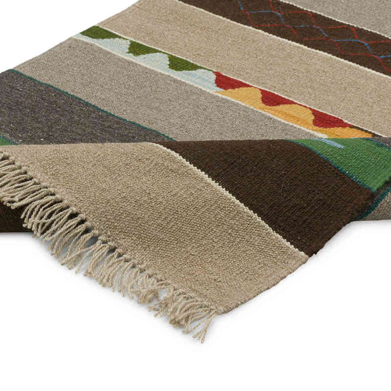 Yeni Kök Boya El Dokuma Yolluk Kilim - 82 cm x 313 cm - K0083529